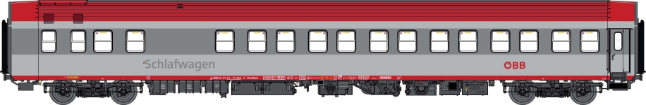 LS Models LS47087 - H0 - Schlafwagen Wortmarke, ÖBB, Ep. VI